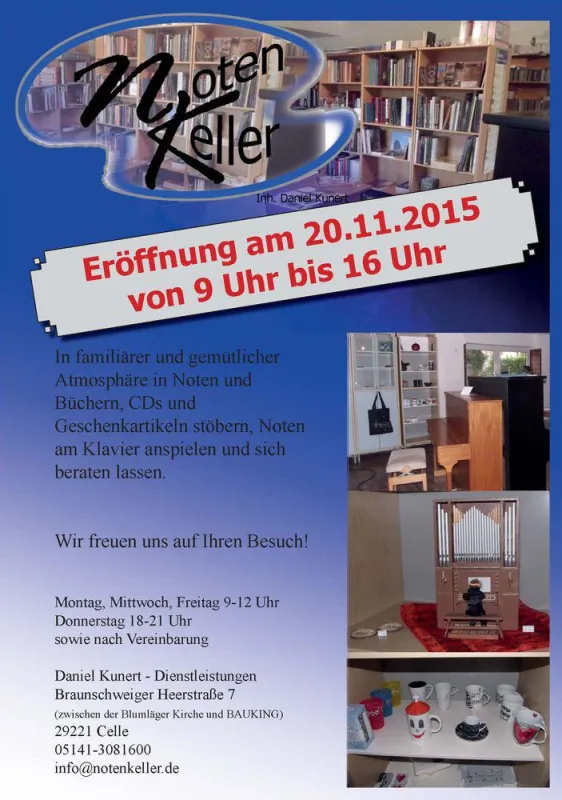 Plakat Eröffnung