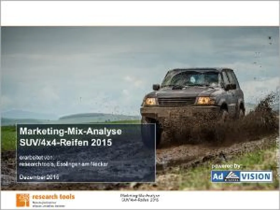 Marketing-Mix-Analyse SUV/4x4-Reifen 2015