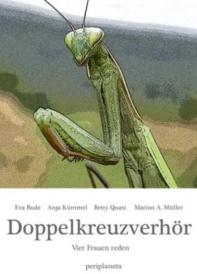 Bild: Hörbuch-Anthologie "Doppelkreuzverhör- Vier Frauen reden" bei periplaneta erschienen