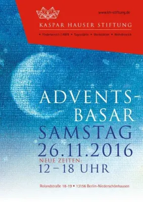 Bild: Willkommen zum traditionellen Kaspar-Hauser-Adventsbasar!