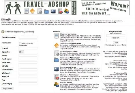 Bild: Kostenloser Tausch von Touristik Werbung mit dem Travel-AdShop System