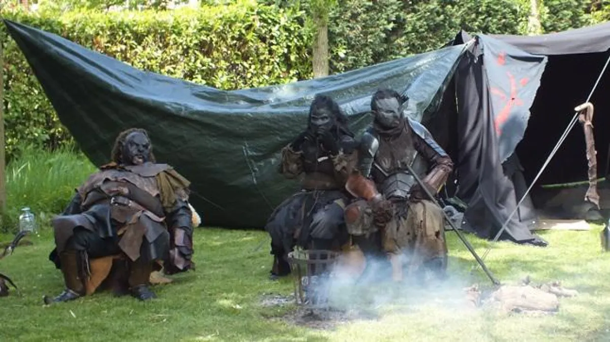 Ork-Lager beim Tolkien Tag 2013 (Bild von Christoph Ortmann)