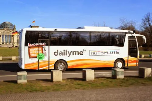 Bild: HOTSPLOTS und dailyme TV erleichtern mobile Fernsehunterhaltung mit HOTSPLOTS TV to go