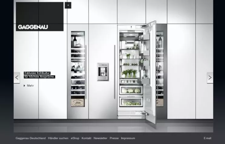 Bild: Kuborgh ist am Relaunch von gaggenau.com beteiligt