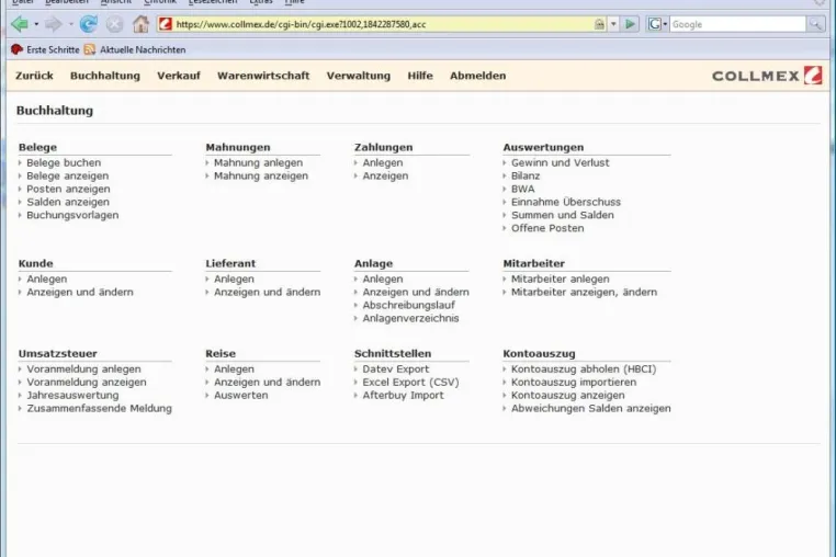 Bild: Mit Collmex pro Amazon-Bestelldaten automatisch in der Buchhaltung erfassen