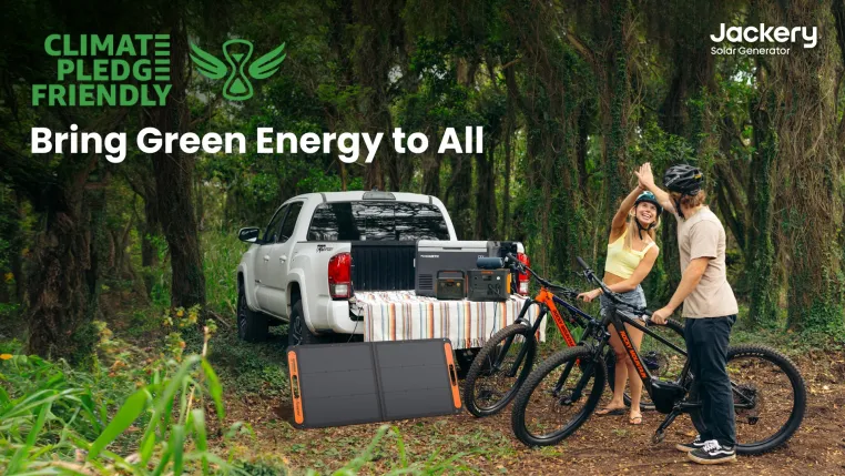 Jackery E1000 v2 und E240 v2 erhalten Amazon Climate Pledge Friendly Label Bild: Jackery E1000 v2 und E240 v2 erhalten Amazon Climate Pledge Friendly Label