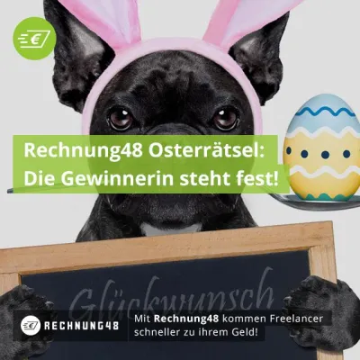 Bild: Auflösung des Rechnung48 Osterrätsels: Die Gewinnerin steht fest