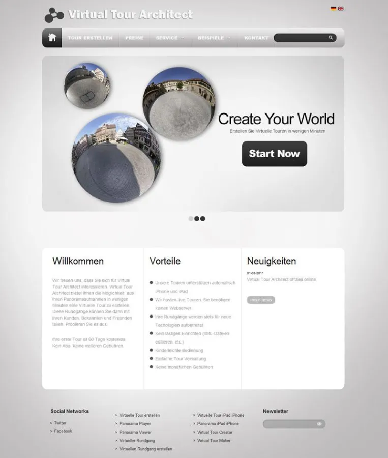 Webseite: VirtualTourArchitect.com
