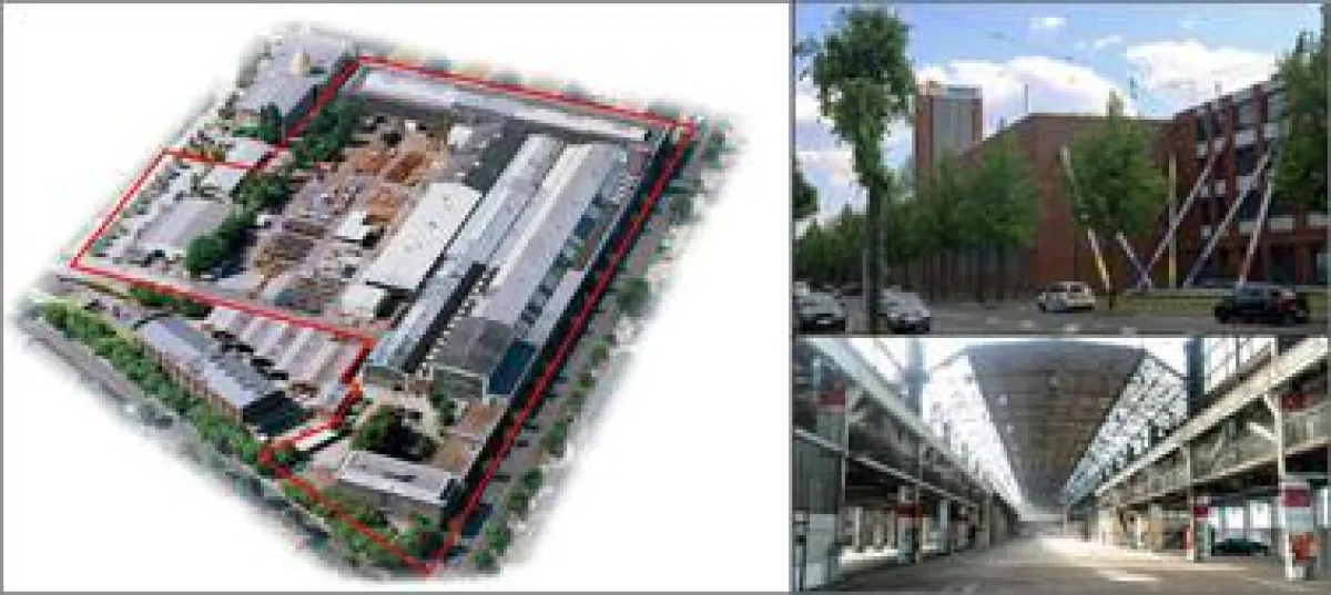 Das Metso Areal an der Erkrather Straße