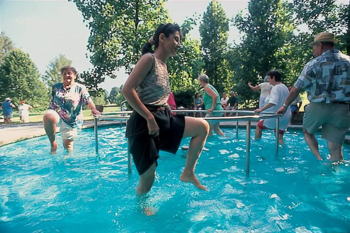Unterwegs mit Kneipp - Wassertreten am Stadtsee-Aktiv-Weg