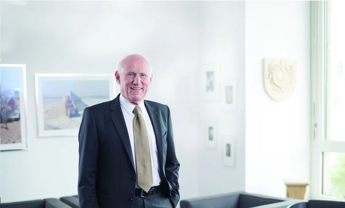 Dr. Rudolph Meindl im Büro der Verrechnungsstelle Dr. Meindl u. Partner GmbH