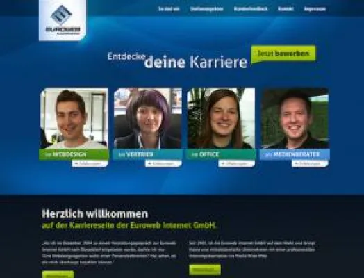 Bild: Ausbildung bei der Internetagentur Euroweb: „Chancen geben und Kreativität fördern“
