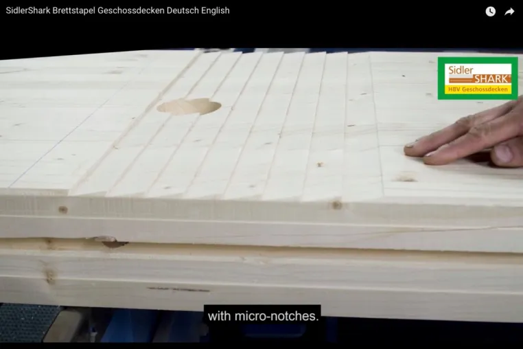 Bild: Innovative Holzbetonverbund Geschossdecken sind material- und zeitsparend sowie kostengünstiger 