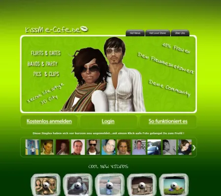 Bild: Neue Flash Chat Version auf KissMe-Cafe