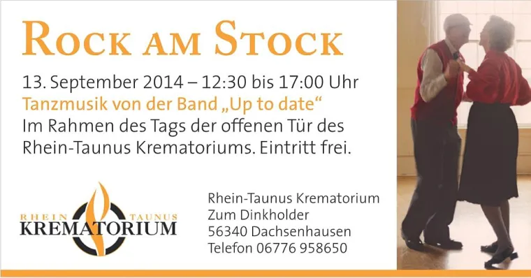 Rock am Stock - Tag der offenen Tür beim Krematorium Bild: Rock am Stock - Tag der offenen Tür beim Krematorium
