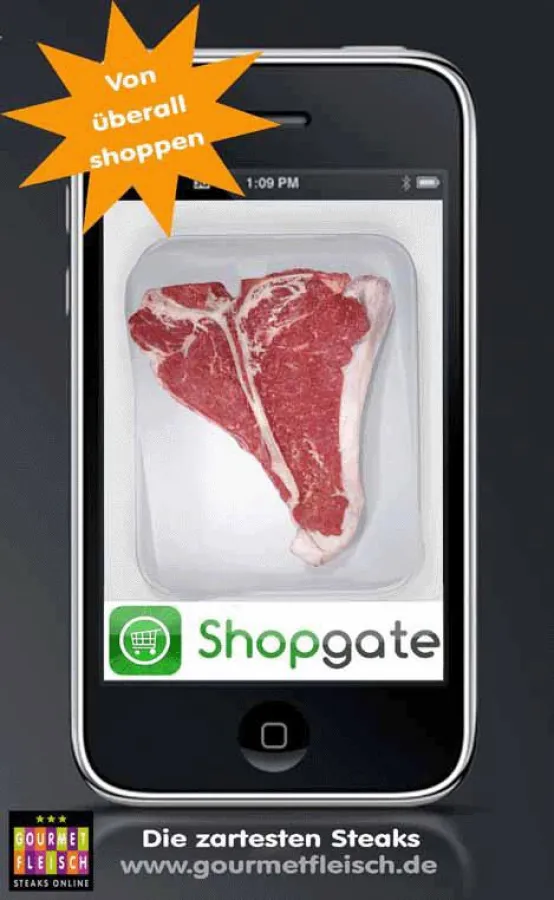 Die zartesten Steaks per iPhone bestellen