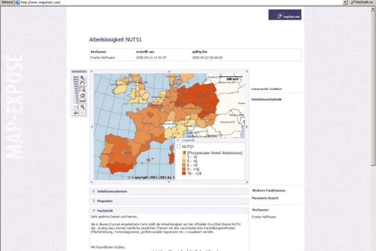 Bild: Mit MapChart.com jetzt noch unabhängiger zusammenarbeiten. Neue Online-Publikationsmöglichkeit für thematische Karten steigert weiter die Attraktivität der Geomanagement Online-Plattform