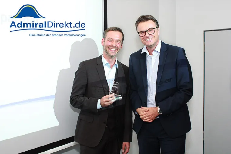 Bild: AdmiralDirekt.de vergibt zum zehnten Mal Kooperationspartner Award – Project Partners ausgezeichnet