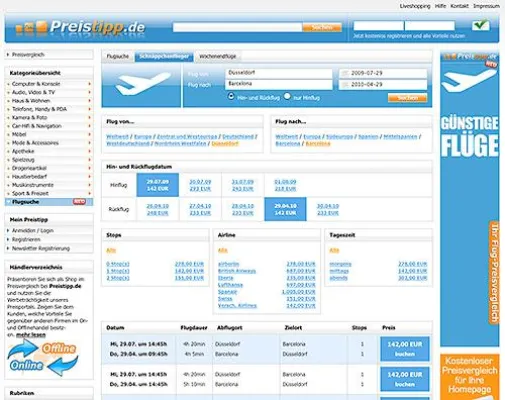 Preisvergleich für Vielflieger - Preistipp.de findet jetzt auch Flugtickets Bild: Preisvergleich für Vielflieger - Preistipp.de findet jetzt auch Flugtickets