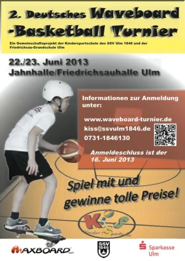 Bild: 2. deutsches Waveboard Basketball Turnier in Ulm