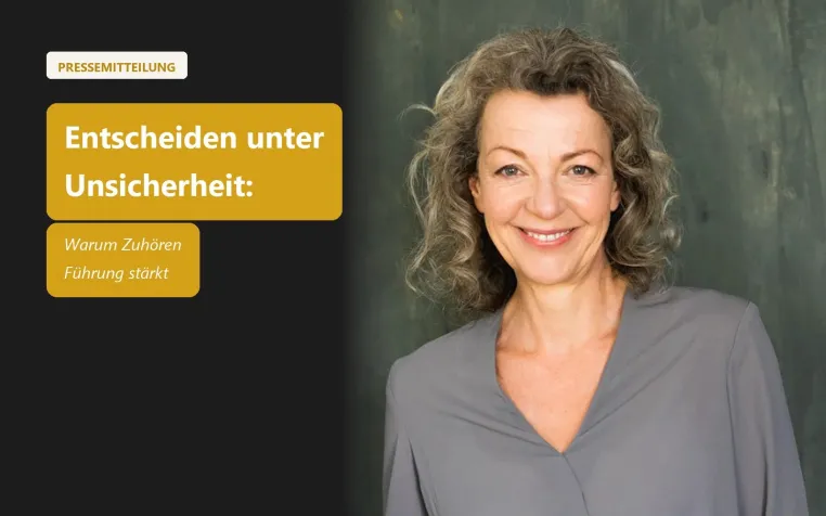 Bild: Entscheiden unter Unsicherheit: Gesa Heiten erklärt, warum Zuhören Führung stärkt