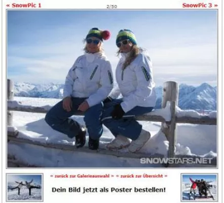 Bild: Mehrwert für alle snowstars.net-User: Kooperation mit myprinting.de