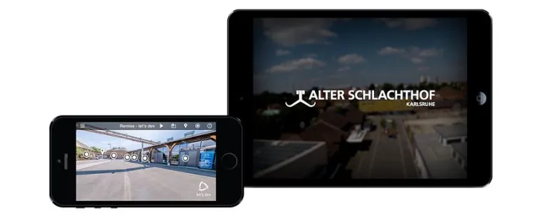 Bild: let’s dev entwickelt 360° Panorama App für das Gelände des Alten Schlachthofs in Karlsruhe