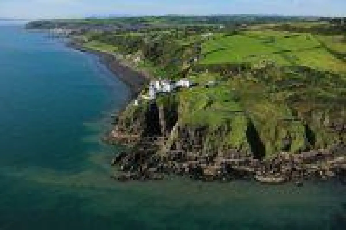 Blackhead Lighthouse + Gobbins View © www.ireland.com