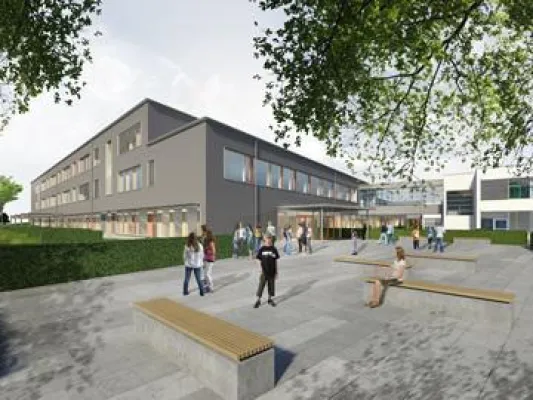 Bild: Unterhaching: HITZLER INGENIEURE im Zeitplan: heute Grundsteinlegung für Großprojekt