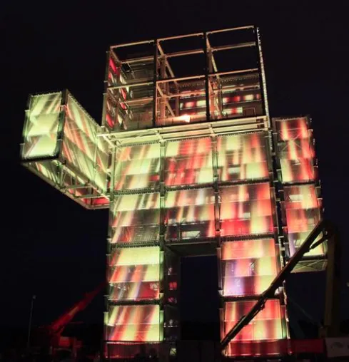 Der Indemann – Eröffnung der leuchtenden Landmark Bild: Der Indemann – Eröffnung der leuchtenden Landmark
