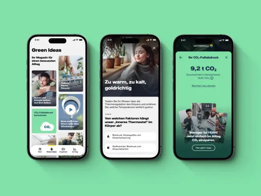 Bild: Auszeichnung für exzellente Customer Experience: Vattenfall und Appsfactory gewinnen iF DESIGN AWARD 2026