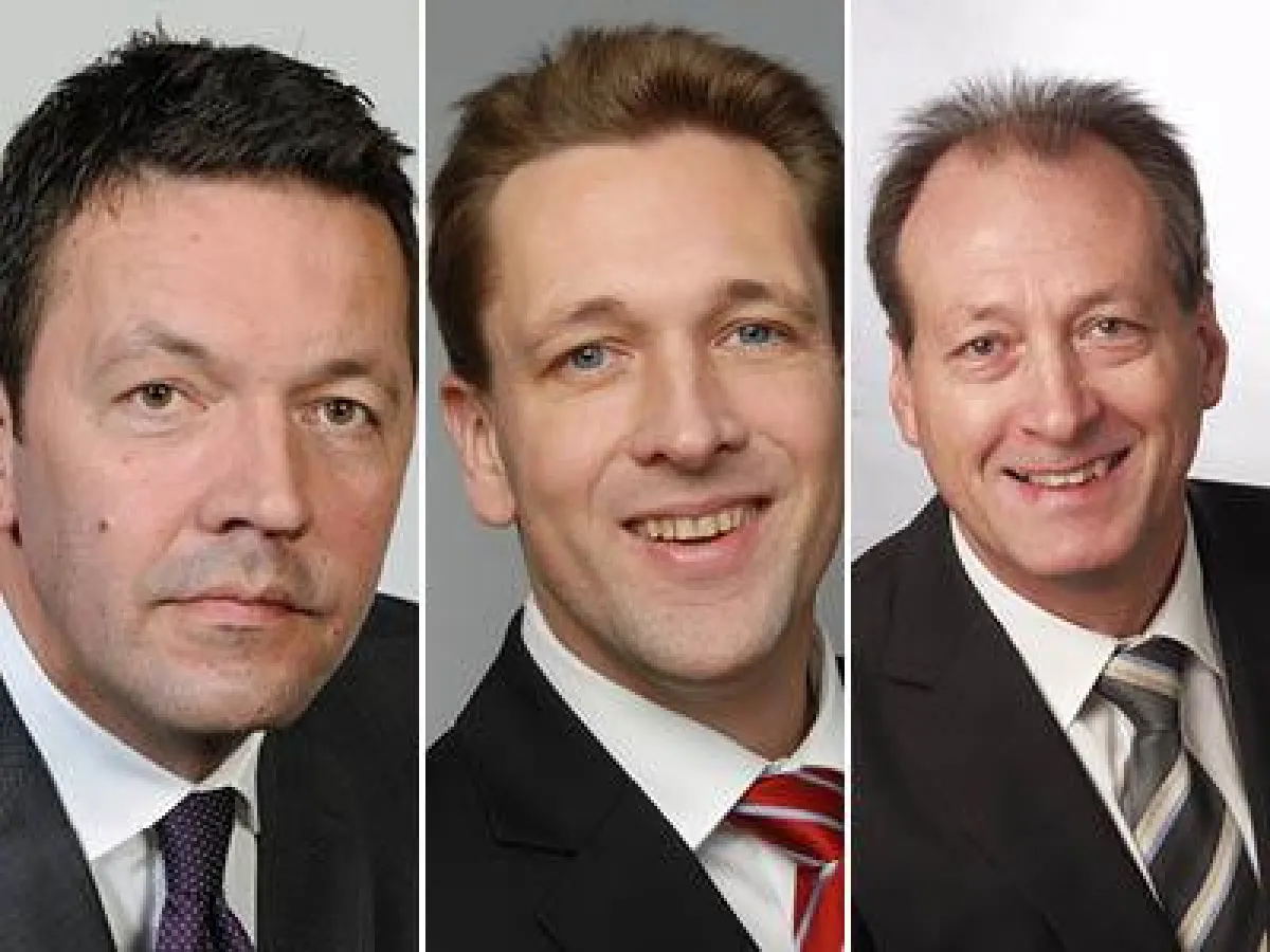 v.l.:Benno Nelles, Marc Meyer und Günther Weichwald