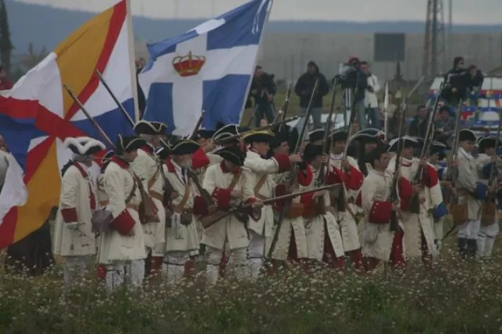 Spanisch Sprachstudenten nehmen an der Schlacht bei Almansa teil Bild: Spanisch Sprachstudenten nehmen an der Schlacht bei Almansa teil