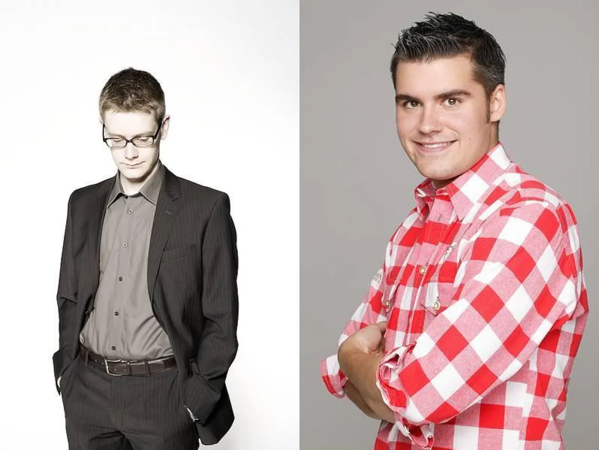 (v.l.n.r.) David Flaßkamp und Lukas Klumpe