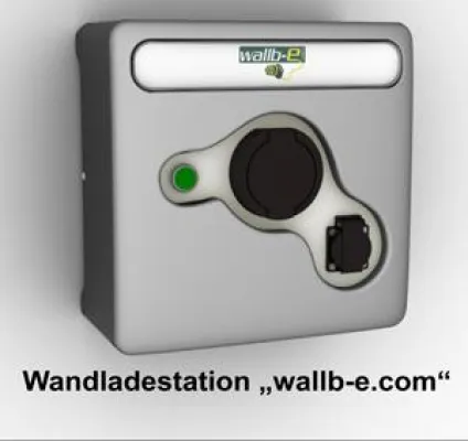 Bild: eCarTec Messe München – neue Wandladestation für E-Mobile von Petring Energietechnik