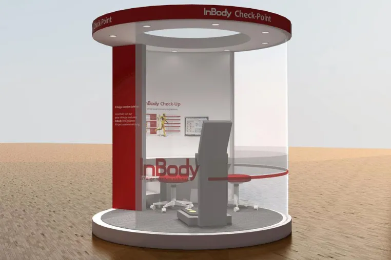 Bild: Weltpremiere auf der FIBO 2013: Der neue InBody Check-Point