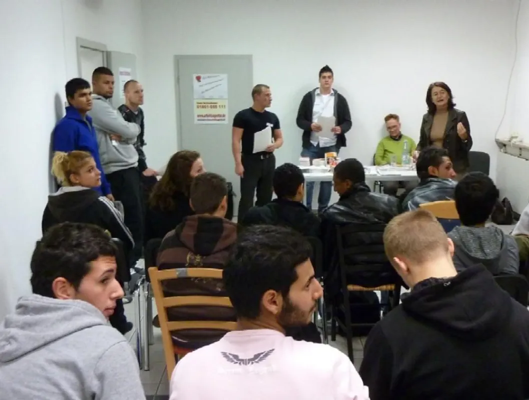 Berufsberatung der Arbeitsagentur im Boxclub Offenbach