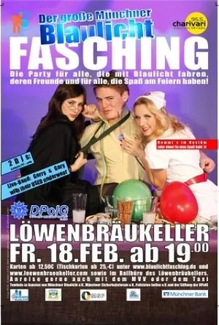 Bild: 1. Münchner Blaulicht-Fasching