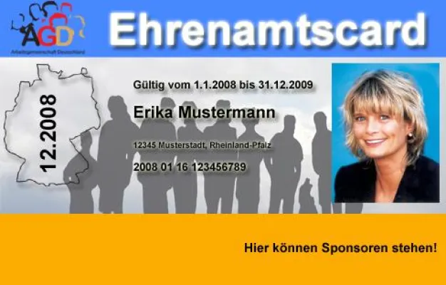 Bild: 10.000ste Ehrenamtscard beantragt