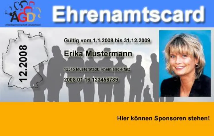 Bild: 10.000ste Ehrenamtscard beantragt