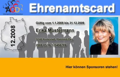 Bild: 10.000ste Ehrenamtscard beantragt