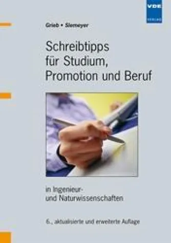 Schreibtipps für Studium, Promotion und Beruf Bild: Schreibtipps für Studium, Promotion und Beruf