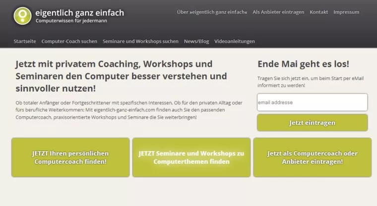 Bild: Computerwissen für jedermann - Suchportal für Computerunterricht startet