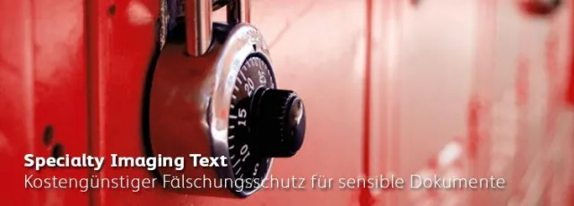 Bild: Sicherheitsdruck bietet Fälschungsschutz für sensible Dokumente