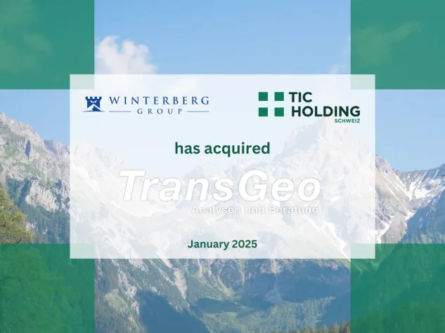Bild: Pressemitteilung: TIC Holding Schweiz / Winterberg erwerben TransGeo AG 