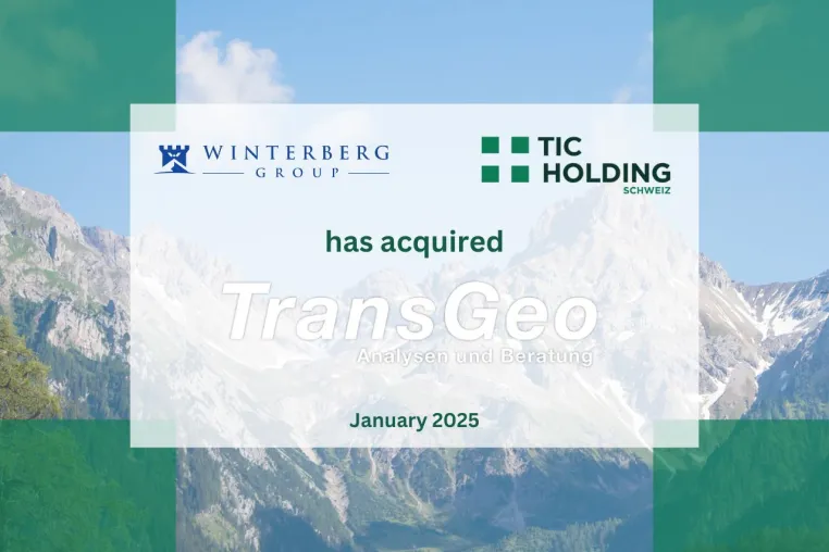 Bild: Pressemitteilung: TIC Holding Schweiz / Winterberg erwerben TransGeo AG 