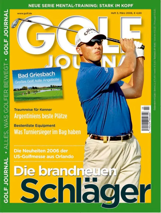 Titel Golf Journal, Ausgabe März 2006