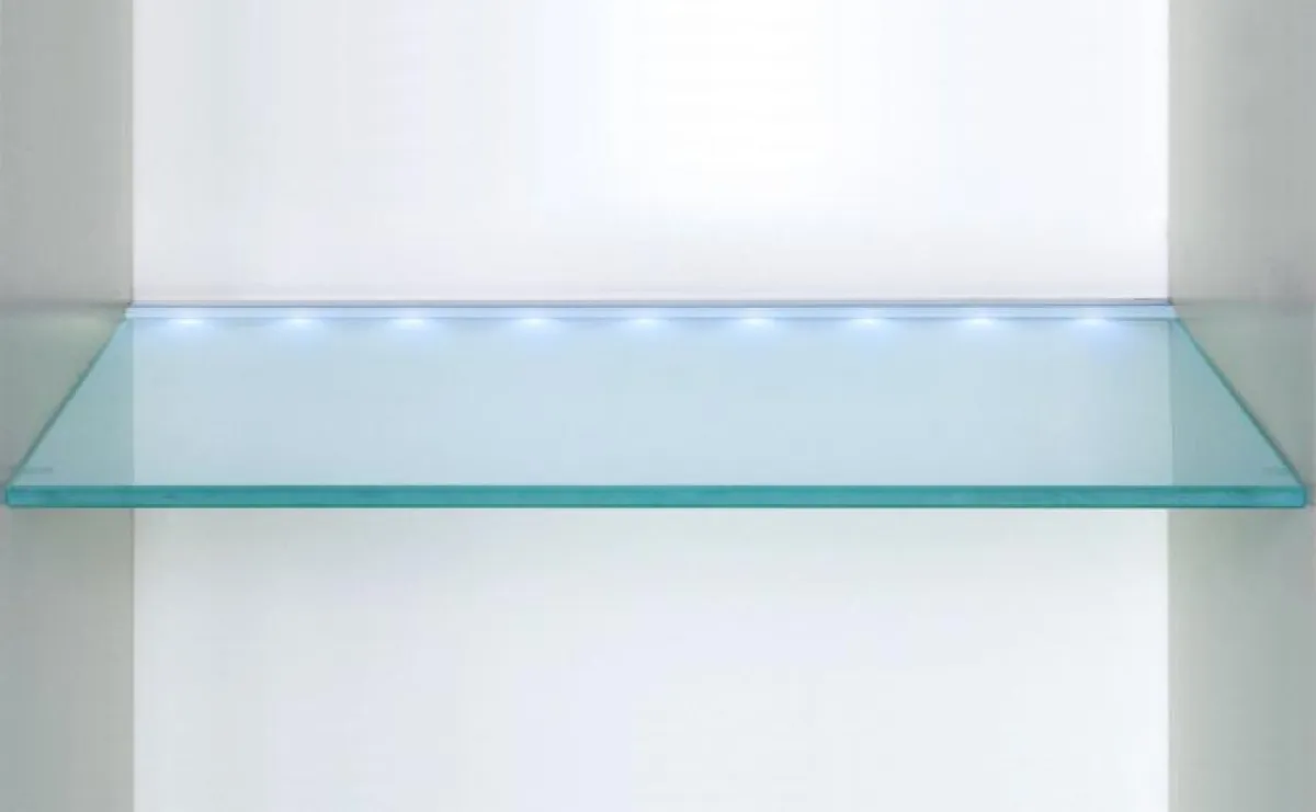 LED Glaskantenbeleuchtung mit z.B. 9LEDs