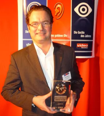 Bild: Hauptpreis für Denon bei der diesjährigen Leserwahl der Zeitschriften Audio, Stereoplay und Video-Homevision