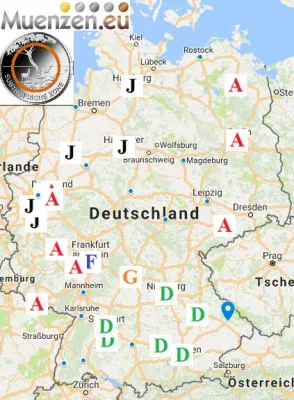 Bild: Erstausgabe der 5 Euro Gedenkmünze Subtropische Zone am 19. April 2018